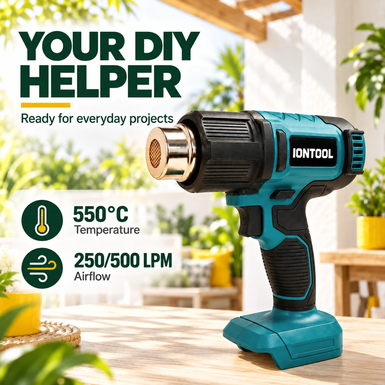 IONTOOL 550 ℃   Pistola termic - Craft Heat Gun Dual Temperature Shrink recensione e prezzo