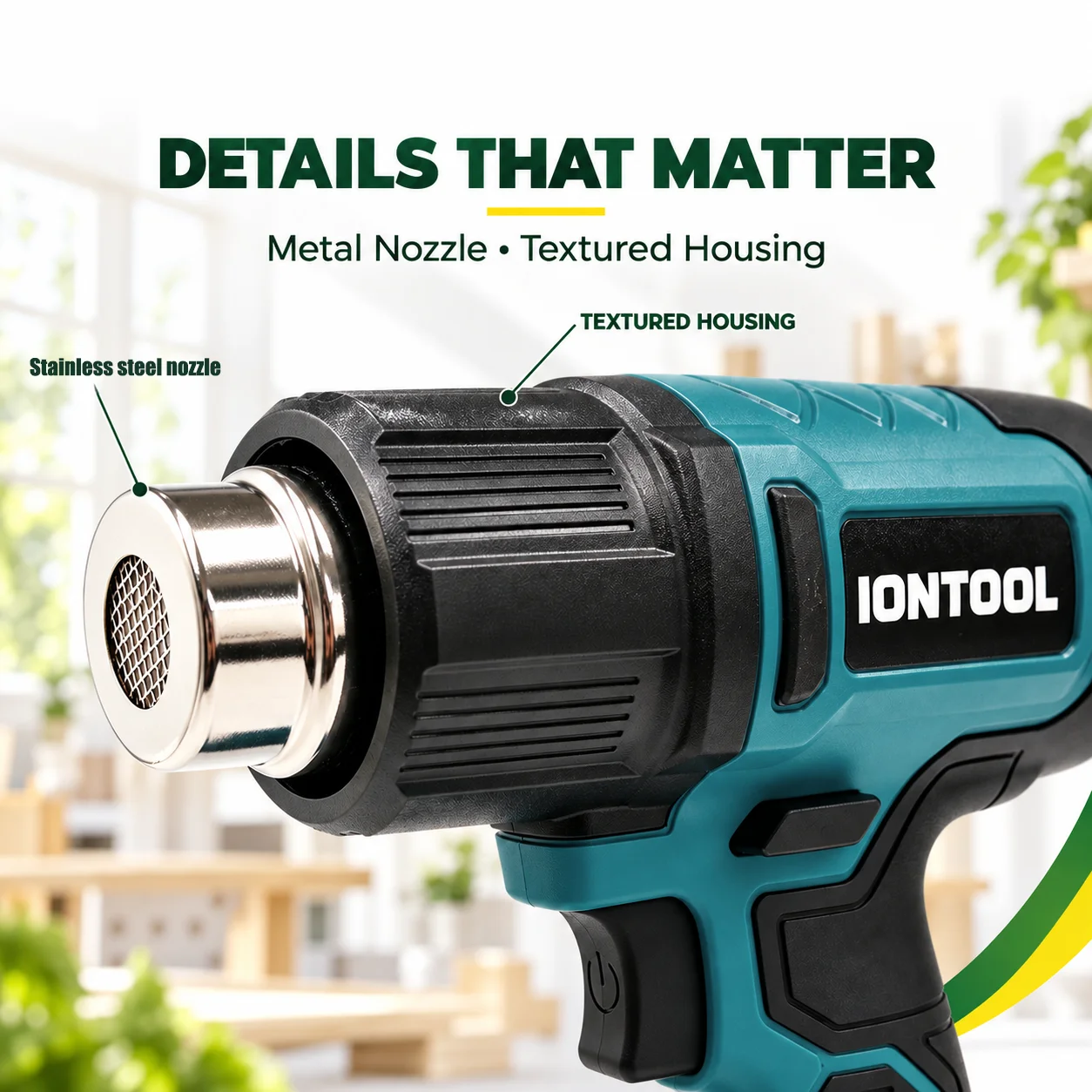 IONTOOL 550 ℃   Pistola termic - Craft Heat Gun Dual Temperature Shrink recensione e prezzo